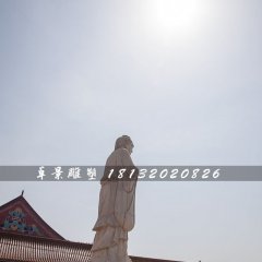 石雕孔子，校園古代名人石雕