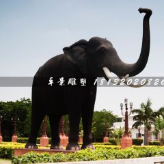 廣場大象雕塑，玻璃鋼仿真動物