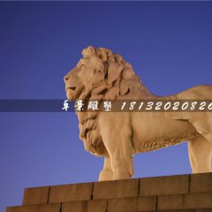 廣場石獅子，西洋獅石雕
