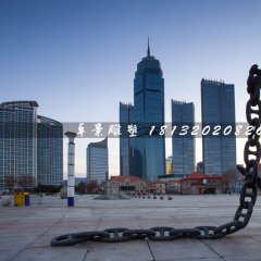 錨鏈銅雕，廣場景觀銅雕