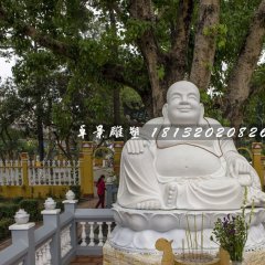 彌勒佛石雕，寺廟笑面佛石雕