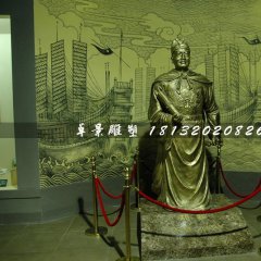 鄭和銅雕，古代英雄銅雕