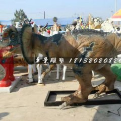 恐龍雕塑，玻璃鋼仿真動物雕塑