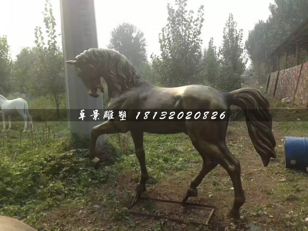 馬銅雕，公園動物銅雕