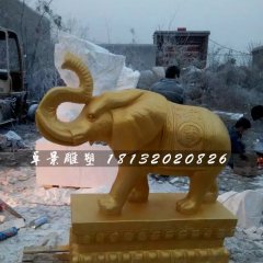 大象銅雕，吉祥大象銅雕