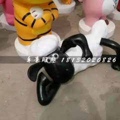 小羊肖恩雕塑，卡通動物雕塑