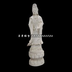 立式佛像，大理石觀音菩薩
