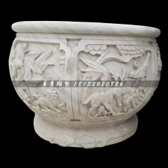 水缸，大理石水缸