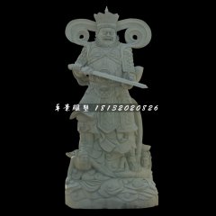 四大天王石雕，神仙石雕