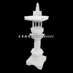 漢白玉燈，園林景觀石雕