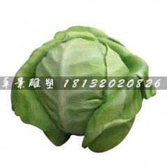 洋白菜雕塑，玻璃鋼仿真蔬菜