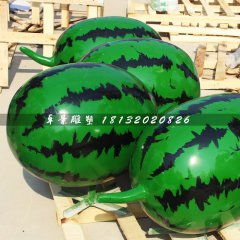 仿真西瓜雕塑，玻璃鋼水果雕塑