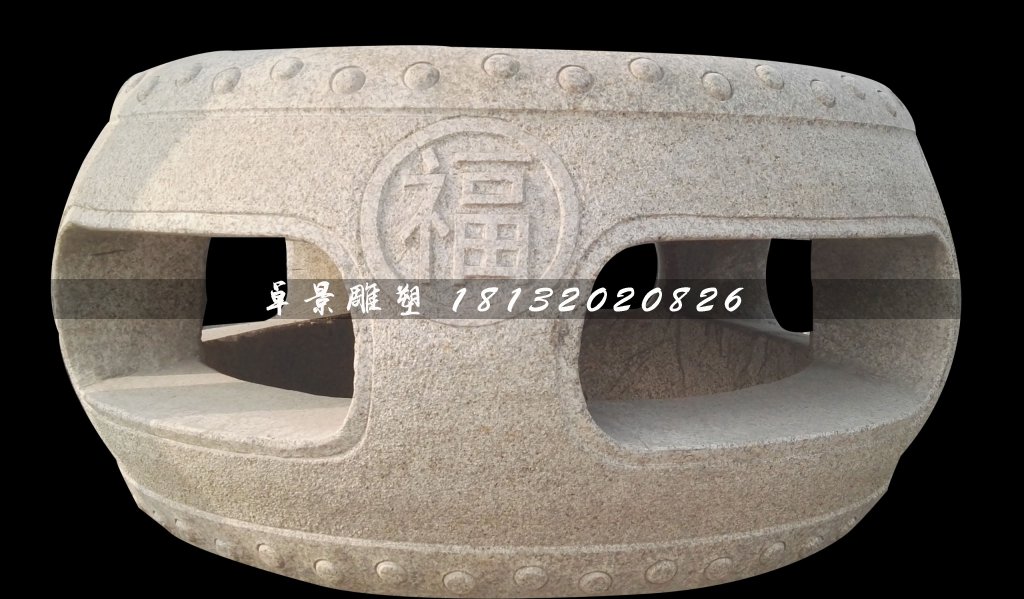 福桌石雕，大理石圓桌雕塑