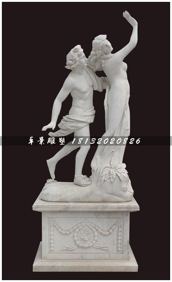 西洋人物石雕，漢白玉人物雕塑 