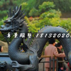 青銅龍雕塑，廣場神獸銅雕