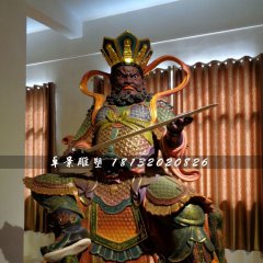 四大天王雕塑，玻璃鋼神仙