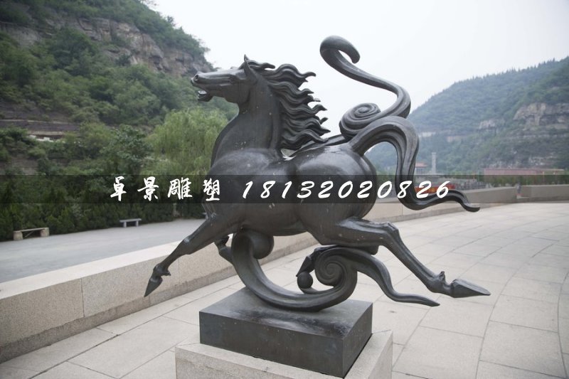 銅馬雕塑，公園動物銅雕