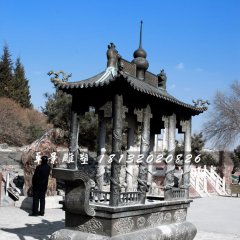 銅香爐，方形銅香爐