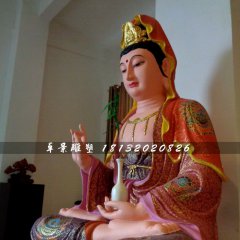 觀世音菩薩雕塑，玻璃鋼佛像