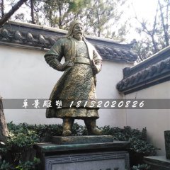 成吉思汗銅雕，古代人物銅雕