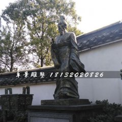 周武王銅雕，古人銅雕