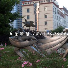 比武雕塑，不銹鋼古代人物雕塑