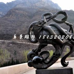 玄武銅雕，廣場神獸銅雕