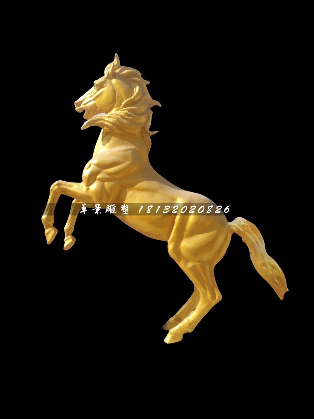 玻璃鋼馬雕塑，廣場立馬雕塑
