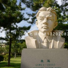 聶耳胸像，音樂名人石雕