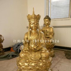 地藏菩薩銅雕，銅雕佛像
