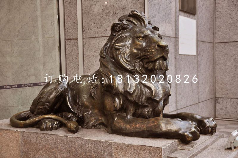 匯豐獅銅雕，歐式銅獅子
