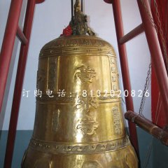 鑄銅鐘，寺廟銅鐘雕塑