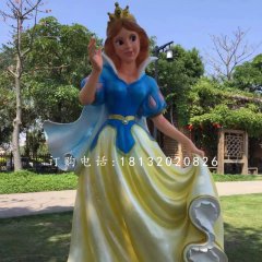 玻璃鋼白雪公主，公園卡通人物