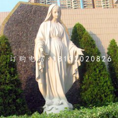 玻璃鋼圣母雕塑，教堂人物雕塑