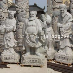 石雕八仙，大理石神仙雕塑