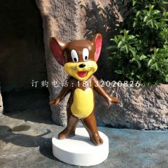 杰瑞雕塑，玻璃鋼卡通老鼠