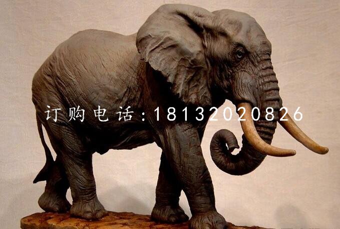 大象雕塑，銅雕大象