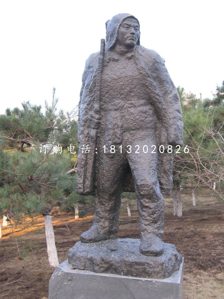 民兵銅雕，公園紀念銅雕