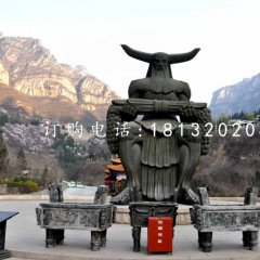 神農銅雕，廣場神話人物銅雕