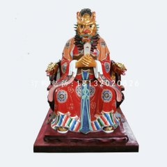 玻璃鋼龍王雕塑，神仙雕塑