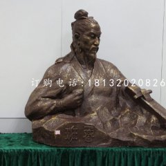 魯班半身像銅雕，名人銅雕