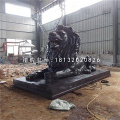 西洋獅銅雕，廣場銅獅子