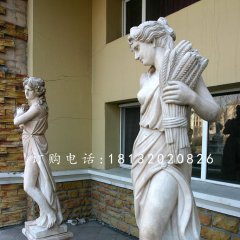 西方女人石雕，景觀石雕