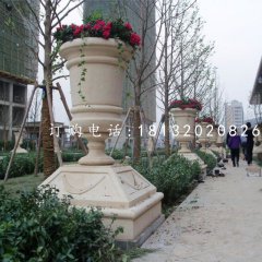 石花盆，小區景觀石雕