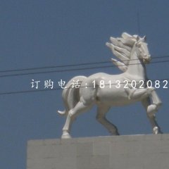 玻璃鋼馬雕塑，廣場動物雕塑