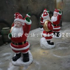 玻璃鋼圣誕老人雕塑，卡通人物