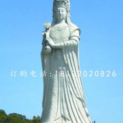 媽祖石雕，廣場大理石神仙雕塑