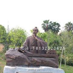 張仲景銅雕，古代人物銅雕
