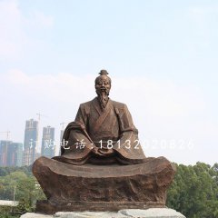 葛洪銅雕，古代醫藥學家銅雕