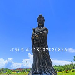 媽祖銅雕，廣場神仙銅雕